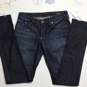 Dylan George Sophia raw edge skinny jeans sz 27